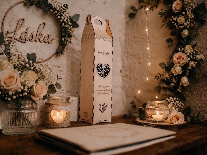 Originální dřevěné svatební dárky LovelyWood